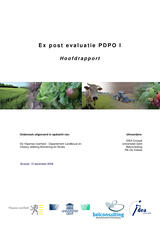 Cover rapport ex-post evaluatie van het PDPO-I