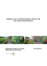 Cover van het rapport Impact van rechtstreekse steun op het bedrijfsinkomen