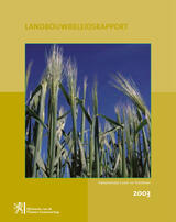 Cover van het Landbouwbeleidsrapport 2003