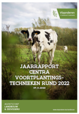 Cover Jaarrapport centra voortplantingstechnieken rund 2022